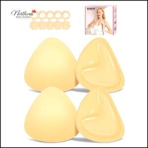 Reusable Push Up Bra Pads Double Sided Sticky Inserts Lift Enhancers